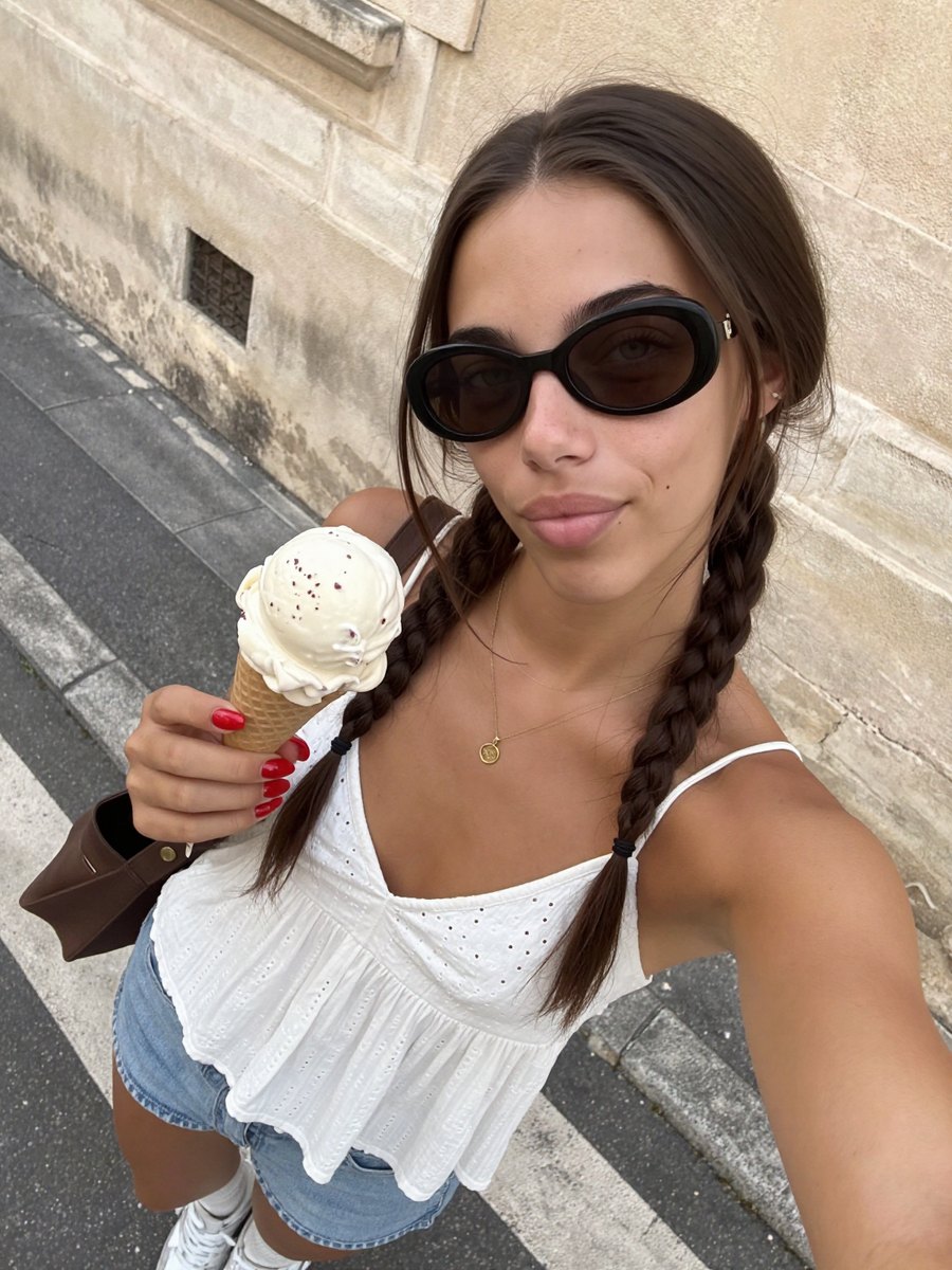 La même photo en cadre penché
