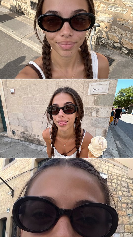 Story Layout de photos IA générées par Pulse Studio
